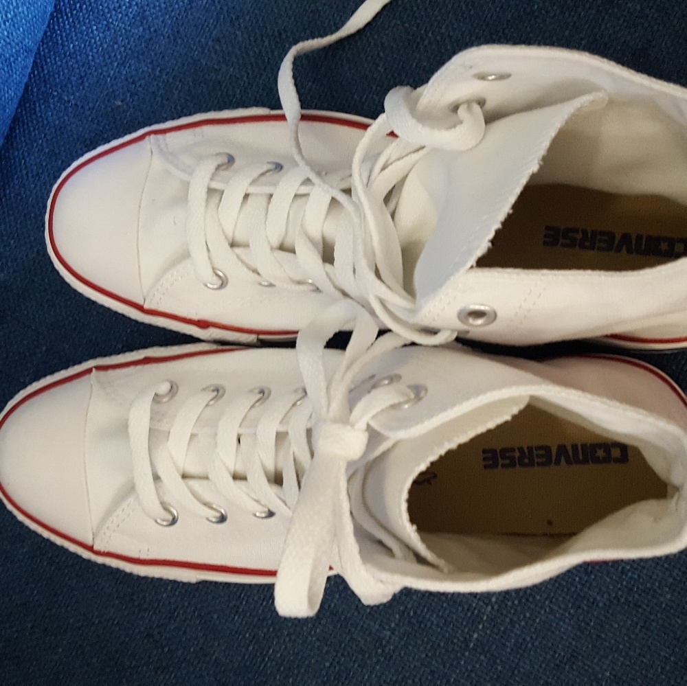 White High Top All Star Converse